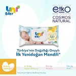 Uni Baby Yenidoğan Islak Havlu Mendil 3'lü 120 Yaprak-3