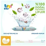 Uni Baby Yenidoğan Islak Havlu Mendil 3'lü 120 Yaprak-4