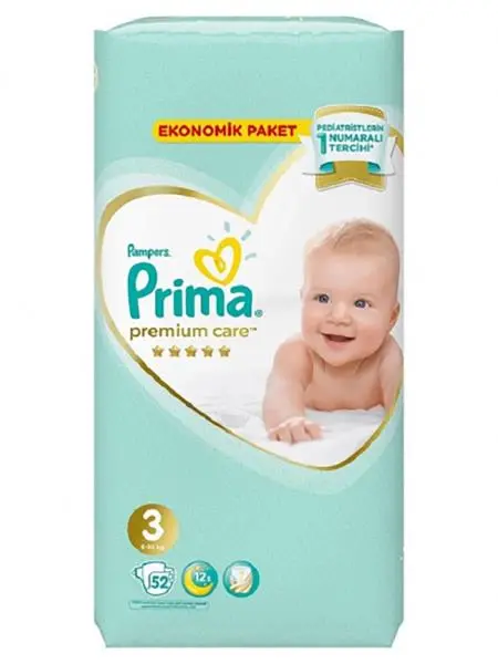 Prima Premium Care Eko Paket 3 Beden 52 Adet