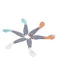 BabyJem Açılı Mama Kaşık Çatal Takımı 703 Yeşil-3