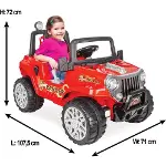 Pilsan Ranger Akülü Araba 12 Volt 05-107 Kırmızı-5