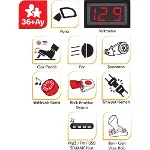 Pilsan Ranger Akülü Araba 12 Volt 05-107 Kırmızı-7