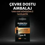 Duracell 4'Lü Optimum AAA Kalem Pil-6