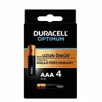 Duracell 4'Lü Optimum AAA Kalem Pil-1