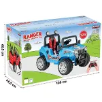 Pilsan Ranger Akülü Araba 12 Volt 05-107 Metalik Mavi-4