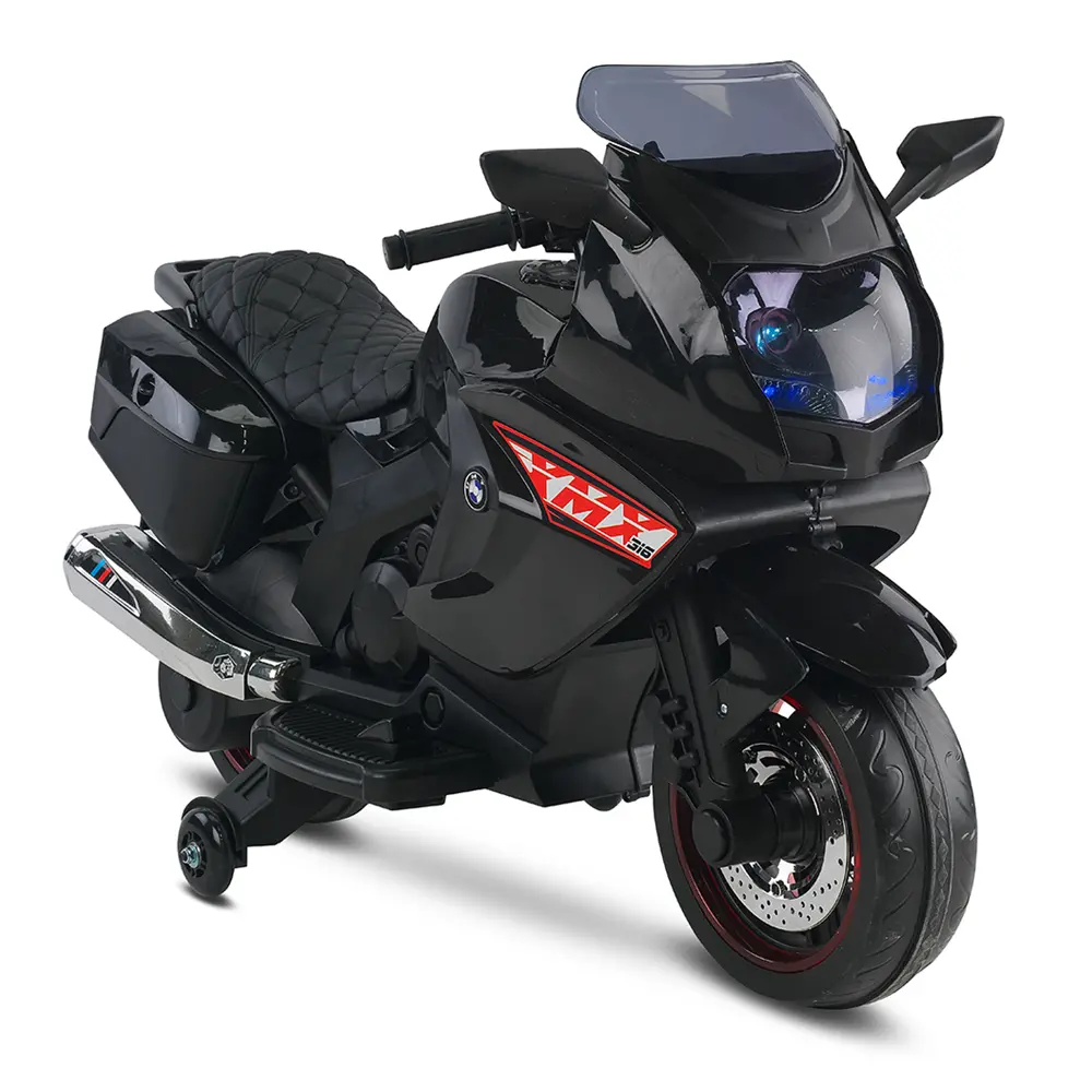 Babyhope 438A XMX-316 Ledli Akülü Motor 12 Volt Siyah