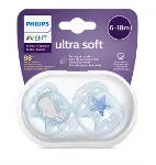 Philips Avent Ultra Soft Emzik 6-18 Ay Erkek-1