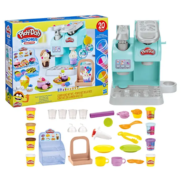 Play Doh Süper Renkli Kafe Oyun Seti F5836
