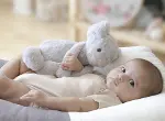 BabyJem Uyku Arkadaşım Oturabilen Tavşan 30 Cm 730 Gri-3