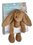 BabyJem Uyku Arkadaşım Oturabilen Tavşan 30 Cm 730 Açık Kahve-2