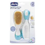 Chicco Fırça ve Tarak Seti 0 Ay+ Mavi-3