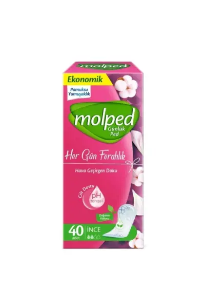 Molped Her Gün Ferahlık Ped Eko 40'lı