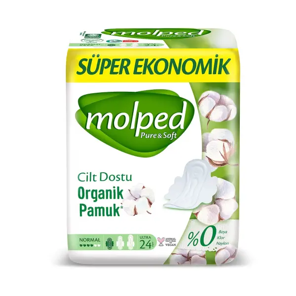Molped Pure & Soft Normal Ped Süper Eko 24 Adet