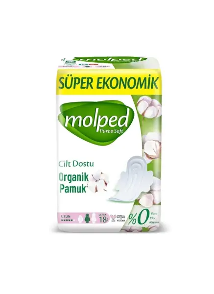 Molped Pure & Soft Ped Uzun Süper Eko 18 Adet