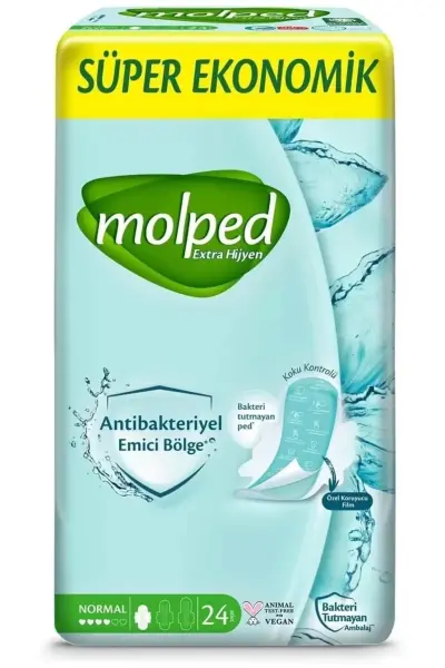 Molped Extra Hijyen Normal Ped Süper Eko 24'lü