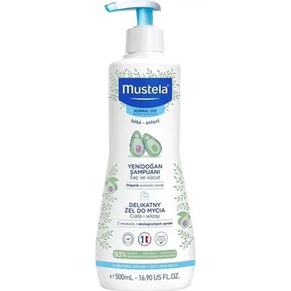 Mustela Gentle Cleansing Gel Yenidoğan Şampuan 500 ml