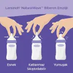 Lansinoh Natural Wave Biberon Emziği Yavaş Akış 2'Li-4
