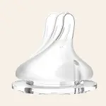 Lansinoh Natural Wave Biberon Emziği Orta Akış 2'Li-2