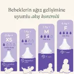Lansinoh Natural Wave Biberon Emziği Orta Akış 2'Li-8