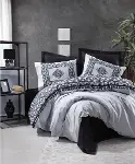 Cotton Box Candy Ranforce Nevresim Takımı Tek Kişilik Degno Siyah-1