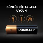 Duracell 4'Lü AA Kalem Pil-3