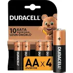 Duracell 4'Lü AA Kalem Pil-1