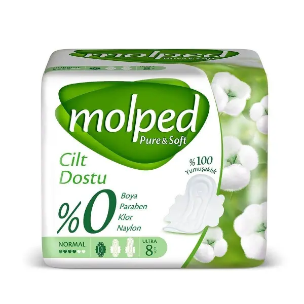 Molped Pure & Soft Normal Ped 8 Adet