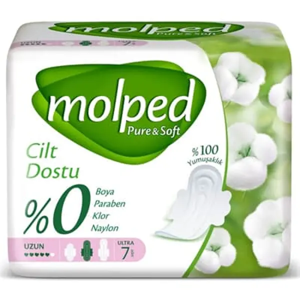 Molped Pure & Soft Uzun Ped 7 Adet