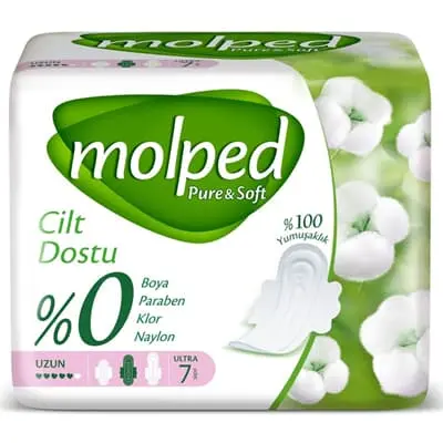 Molped Pure & Soft Uzun Ped 7 Adet