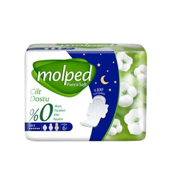 Molped Pure & Soft Gece Ped 6 Adet