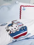 Cotton Box Punch Ranforce Nakışlı Bebek Nevresim Takımı Miniyo-2