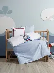 Cotton Box Punch Ranforce Nakışlı Bebek Nevresim Takımı Miniyo-1