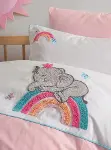 Cotton Box Punch Ranforce Nakışlı Bebek Nevresim Takımı Lucky-2