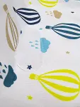 BabyJem Baskılı BLW Kolsuz Önlük 788 Balon Desen-2