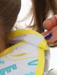 BabyJem Baskılı BLW Kolsuz Önlük 788 Harf Desen-3