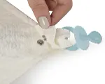 BabyJem Emzik Askılı Müslin Önlük 837 Ekru-5