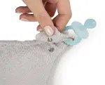 BabyJem Emzik Askılı Müslin Önlük 837 Gri-5