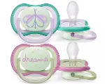 Philips Avent Ultra Air Gece Emzik 0-6 Ay Kız-2