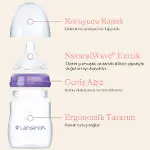 Lansinoh Biberon Natural Wawe Biberon Emziği 160 ml-3