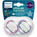 Philips Avent Ultra Air Gece Emzik 6-18 Ay Kız-1