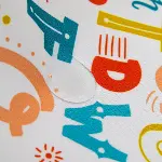 BabyJem Baskılı BLW Kollu Önlük 784 Harf Desen-3