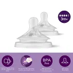 Philips Avent Doğal Tepkili Natural Response 2'Li Biberon Emziği No:4 3+ Ay-1