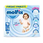 Molfix Bebek Bezi Fırsat Paketi 6 Beden 15+ Kg 38 Adet-1