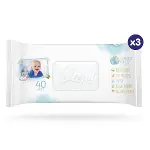 Sleepy Bio Natural Islak Havlu Mendil 3x40 120 Yaprak-2
