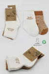 Bistyle 2'Li Big Heart Penye Soket Çorap 10117 Hardal-5