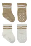 Bistyle 2li Çemberli Kaymaz Soket Çorap 10125 Bej-Ekru-2