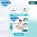 Molfix Premium Bebek Bezi Ultra Fırsat Paketi 5 Beden 11-18 Kg 66 Adet-2
