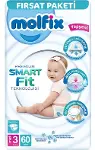 Molfix Premium Bebek Bezi Fırsat Paketi 3 Beden 4-9 Kg 60 Adet-1