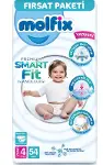 Molfix Premium Bebek Bezi Fırsat Paketi 4 Beden 7-14 Kg 54 Adet-1