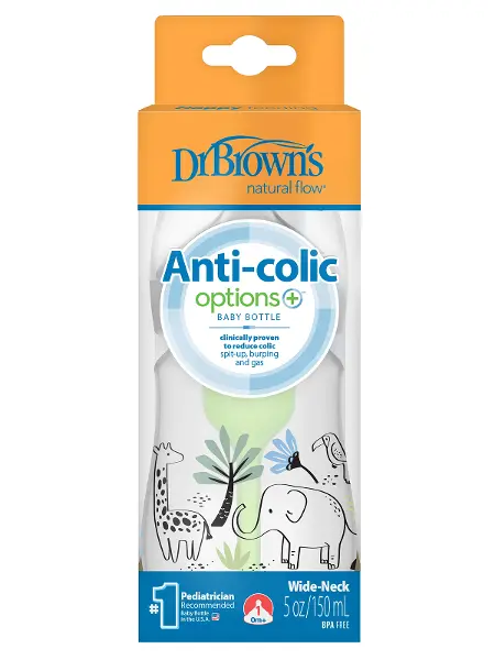 Dr.Brown's Geniş Ağız PP Antikolik Options Biberon 150 ml Erkek